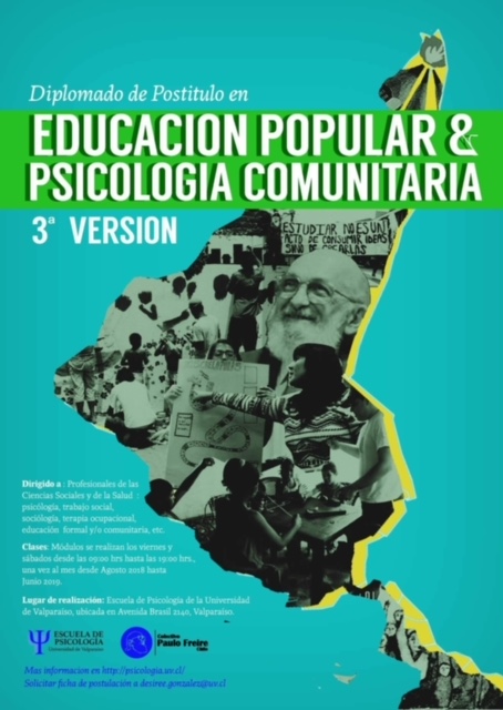 3° Versión Diplomado Educación Popular y Psicología Comunitaria